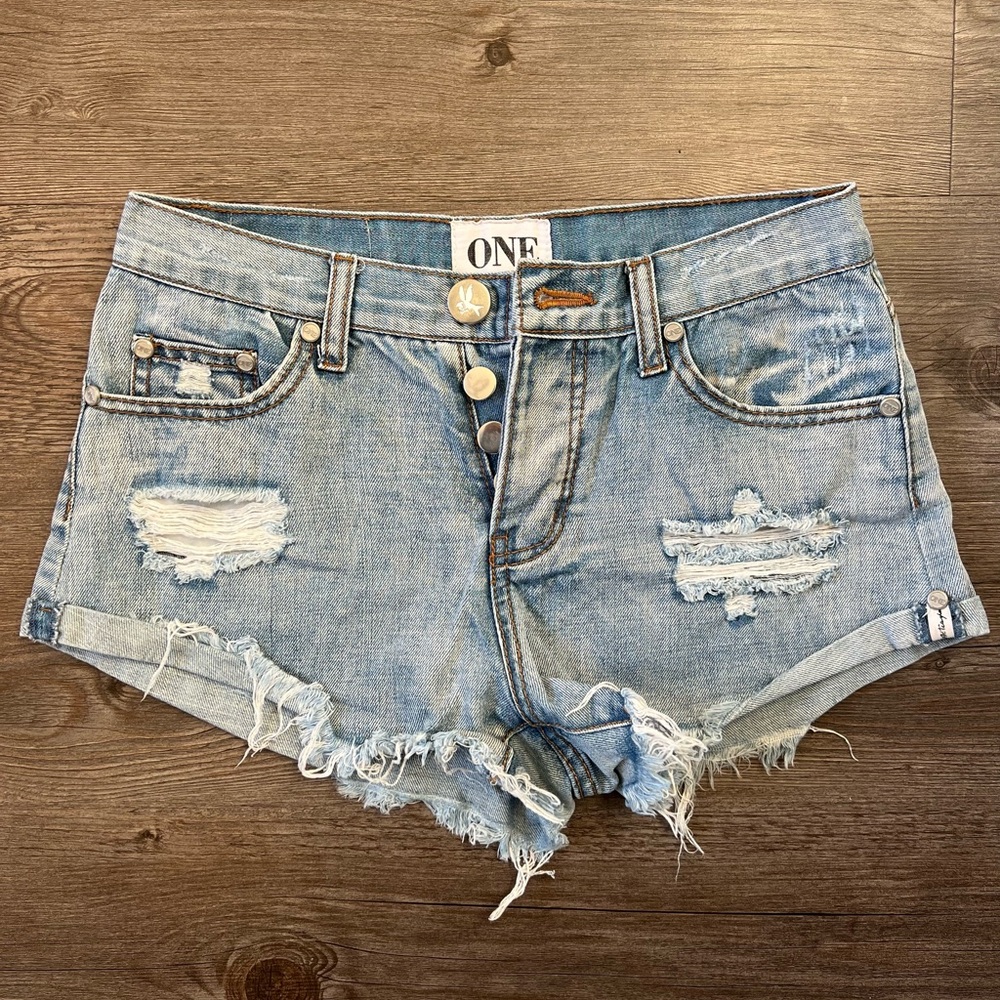 One Teaspoon Denim Shorts